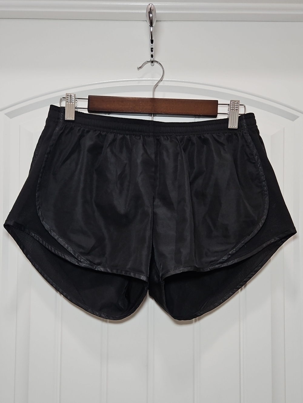 Soffe Low Rise Black Running Short Medium Women's Gym Activewear